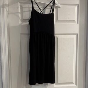 Old Navy Black Strappy Mini Dress